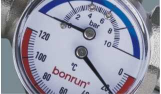 不銹鋼溫度壓力雙測表